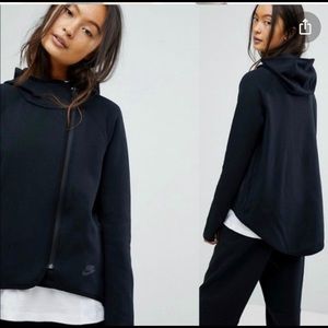 Nike Asymmetrical Zip Up Hoodie